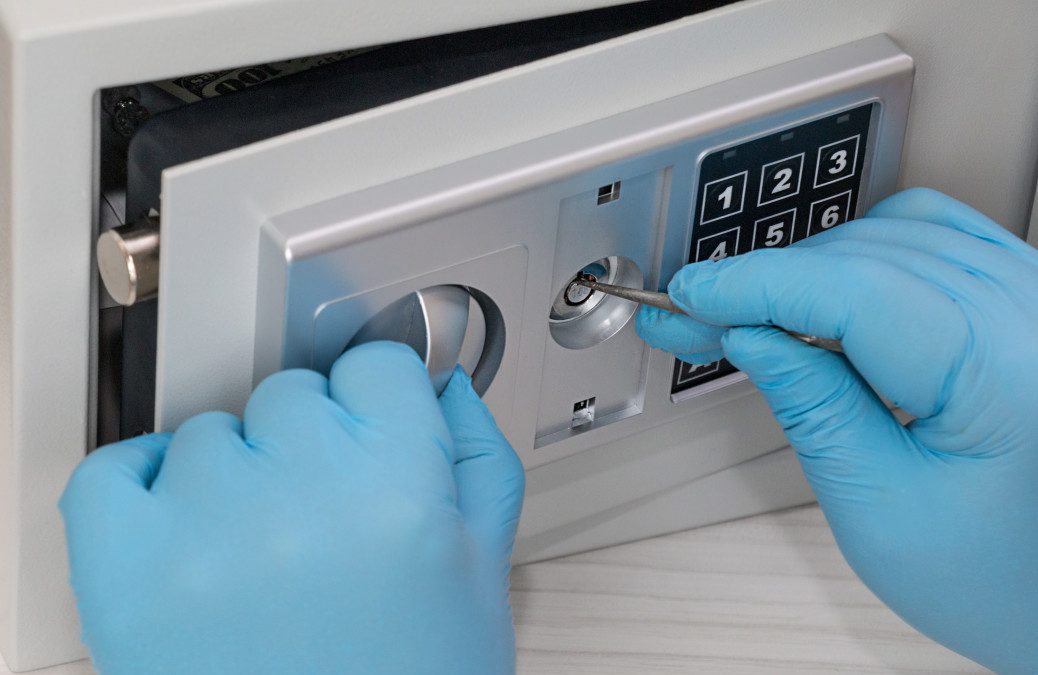 Safe cracking open door jewelry safety security metal finance bank protection cash business deposit